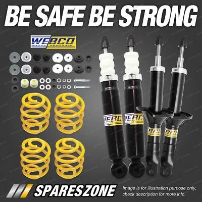 F+R Webco Shocks Super Low King Springs for Ford Falcon Fairmont EA EB ED EF EL - image 1 of 2