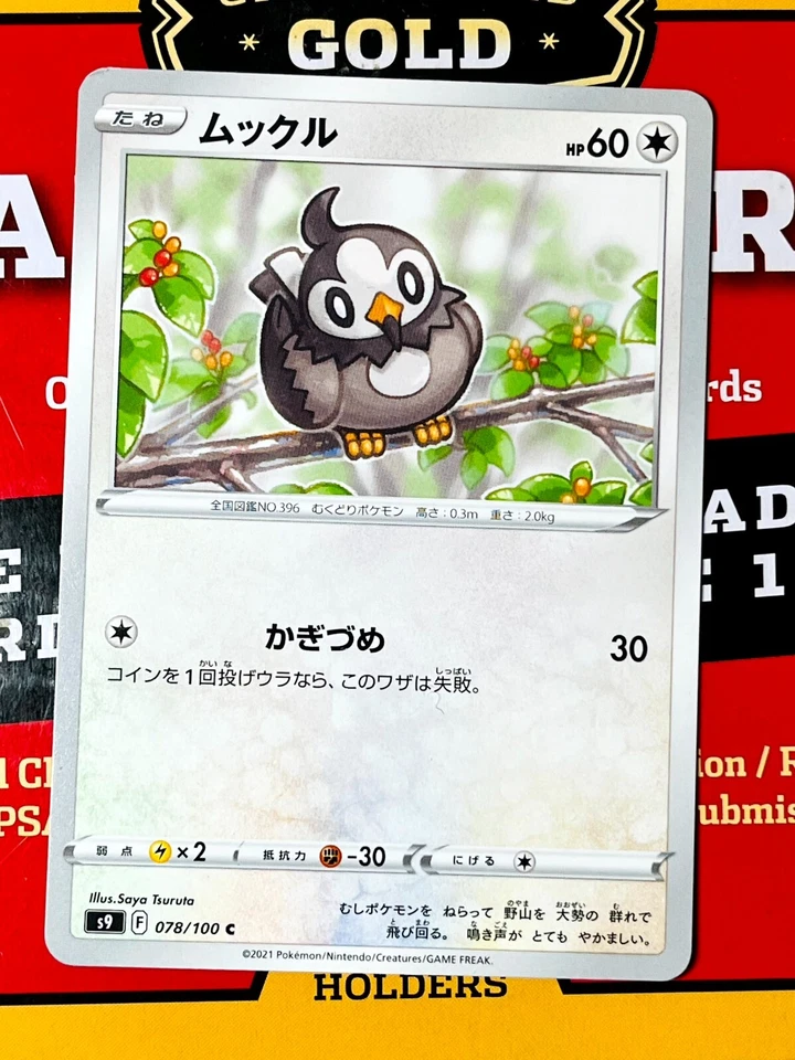 s9 078/100 Starly Pokemon Card TCG Japanese NM - Image 1 of 1