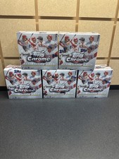 2021 Topps Chrome Update Sealed Mega Box Lot of 5
