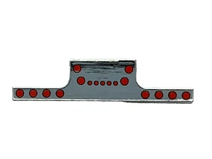 1/64 DCP PARTS CHROME 17 LIGHT REAR LIGHTBAR - Picture 1 of 2