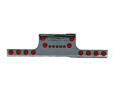 1/64 DCP PARTS CHROME 17 LIGHT REAR LIGHTBAR - Image 1 of 2