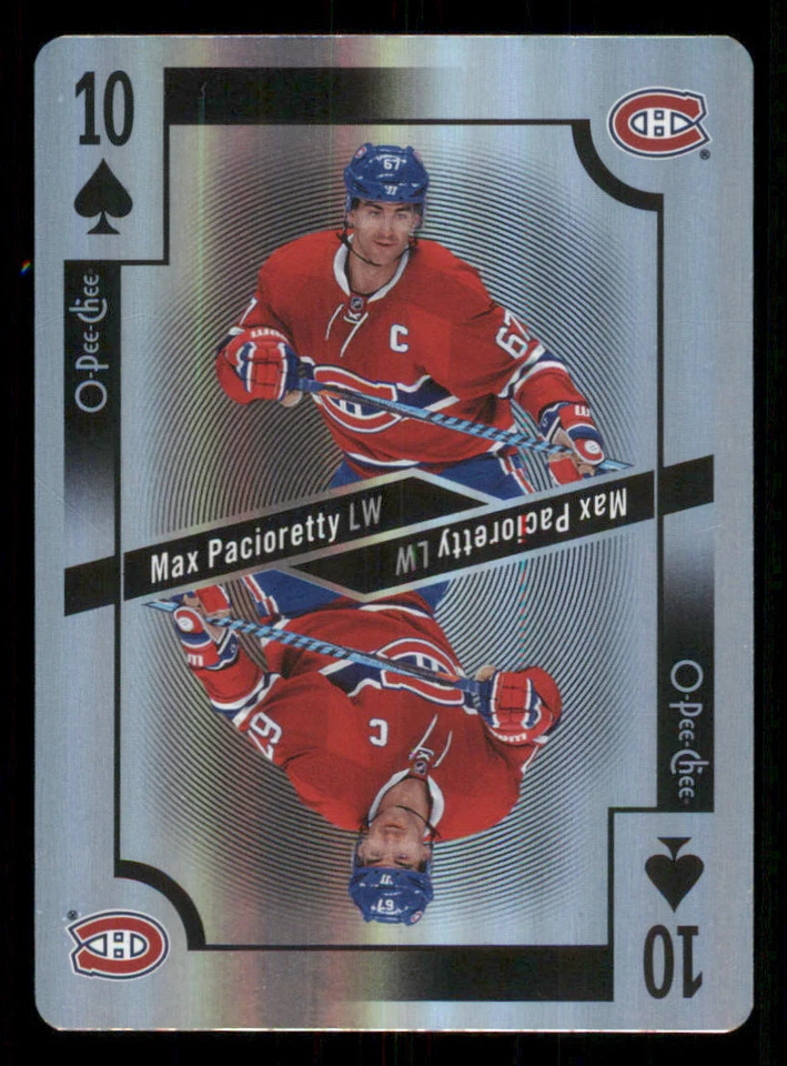 2017-18 O-Pee-Chee Playing Cards Foil #10S Max Pacioretty - Image 1 of 2