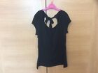 Black T Shirt With Tie Back Detail Age 11 13  8 10 Womens By No Boundries Usa