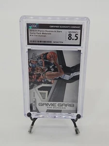 CGC 8.5 2010-11 PANINI R&S TIM DUNCAN GAME GARB PATCH /49 - Picture 1 of 4