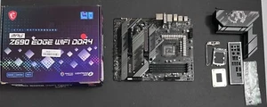 Scheda madre MSI MPG Z690 EDGE WIFI DDR4 non testata LGA 1700 Intel ATX A4 - Foto 1 di 3