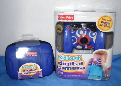 Câmera Digital Fisher-Price Kid-Tough NOVA NA CAIXA Selada Com Estojo #23 - Imagem 1 de 4