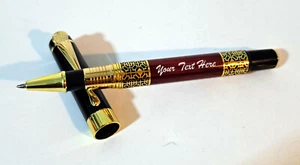 Luxury Roller Ballpoint Pen For Men, Women - Unique Gift Pen For Smooth Writing - Picture 1 of 9