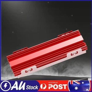 M.2 SSD Cooler Aluminum Alloy NVME Heatsink for NVME M.2 2280 SSD (Red) - Photo 1/11
