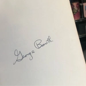 1975 George Booth Signed Book Think Good Thoughts About A Pussycat - Hardcover - Picture 1 of 16