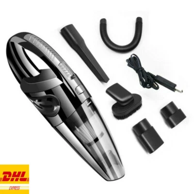 HIKITY Kabellos Handstaubsauger Staubsauger Nass&Trocken Akku Für Auto Büro Haus 120W