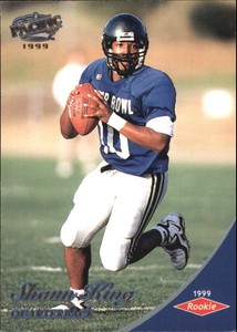 1999 Pacific Gold Tampa Bay Buccaneers Football Card #439 Shaun King/199