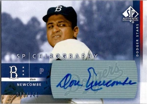 2003 SP Authentic DON NEWCOMBE Chirography AUTO Brooklyn Dodgers /345 - Picture 1 of 2