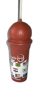 Copa de recuerdos del Campeonato Mundial de Baloncesto 1994 de Coca-Cola con paja - Imagen 1 de 4