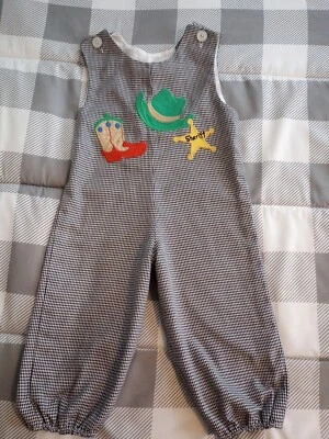 Boy's Vintage Kelly's Kids Western Appliqued Longalls Size 2 - Image 1 of 4