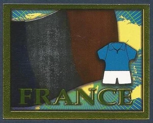 MERLIN-OFFICIAL ENGLAND 1998 WORLD CUP- #210-FRANCE TEAM FLAG & HOME KIT - Picture 1 of 1