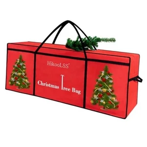 Christmas Tree Bag Storage 7.5 Ft Christmas Tree Fit 7.5Ft Red-Christmas Tree - Picture 1 of 7