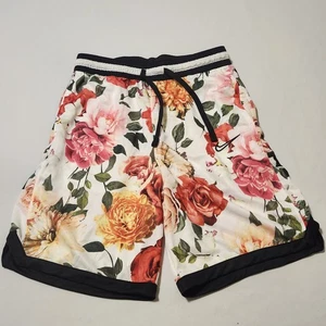 Nike Shorts Mens Large Floral Print Basketball Shorts Mesh Pockets - Picture 1 of 14
