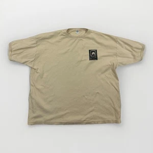 Camiseta vintage Kenia diseño beige puntada única para hombre talla XLarge hecha en Kenia - Imagen 1 de 6
