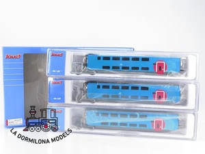 AV1891 H0 =DC JOUEF HJ3010 SNCF TGV OuiGo rame 766 3 Voitures intermediaires O - Imagen 1 de 16