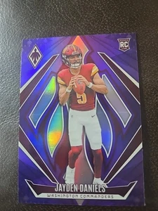 Jayden Daniels Rc 2024 Panini Phoenix Purple - Bild 1 von 3