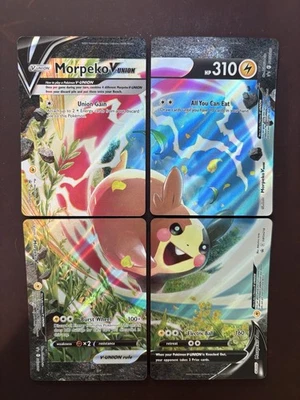 Morpeko V-Union [Set of 4] SWSH215 - 218 Sword & Shield Promo Cards Holo - Image 1 of 4