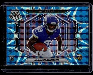 2023 Mosaic Jordan Addison Reactive Blue Rookie RC NFL Debut #ND-14 - Bild 1 von 2