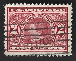 Sc#370 2c 1909 Yukon-Alaska Pacific - Exposition P.12 with Machine Cancel (A-2) - Picture 1 of 2