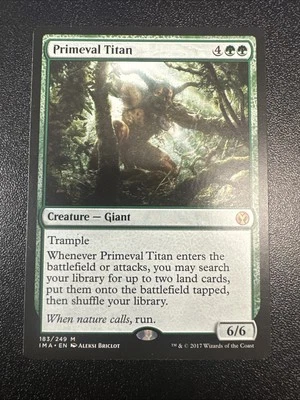 Magic the Gathering Primeval Titan Iconic Masters Regular 183/249 NM JL - Image 1 of 4