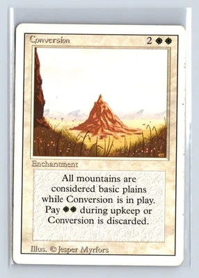 (2x) CONVERSION – MTG Magic the Gathering Card – Revised – Uncommon - Image 1 of 4