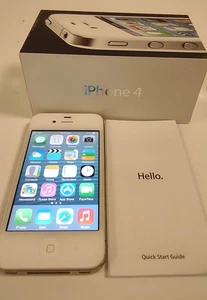 Apple iPhone 4 White 8Gb Mobile Smart Phone, Model A1332 - Picture 1 of 9