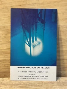 Swimming Pool Nuclear Reactor Information Card Oak Ridge, Tennessee - Foto 1 di 2