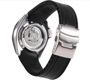 StrapXPro (SX1A) 22mm Cinturini Orologio Uomo Gomma Cinturino Ricambio per Seiko - Foto 1 di 7
