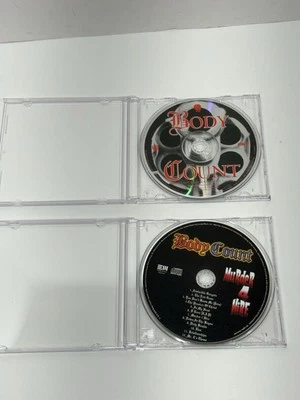 Lot Of 2 Body Count CDs - 1989 Ice-T Metal Band 1992 CD 45139-2 + Murder 4 Hire Foto 1 de 4