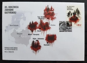 POLAND 2025 Katyn Massacre - FDC - Imagen 1 de 1