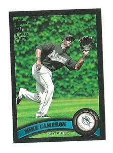 2011 Topps Update Mike Cameron black, card #US141, #12/60 - Picture 1 of 2