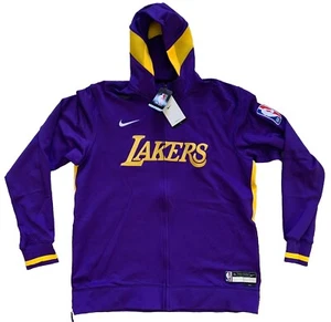 Nike Engineered LA Lakers Showtime Full-Zip Warm Up Hoodie Men XL Tall New - Picture 1 of 13