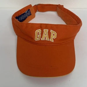 GAP | Medium Kids (7-8) | Orange | Unisex | GAP Logo| Adjustable Sun Visor Hat - Picture 1 of 9
