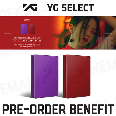 Pre-sales BLACKPINK JISOO 1st Single Album ME YG TAG Album LP Ver. + POB • 26.06€