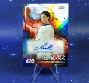 2024 Topps Chrome Star Wars Auto Breha Organa Simone Kessell Obi-Wan Kenobi Leia - Foto 1 di 7