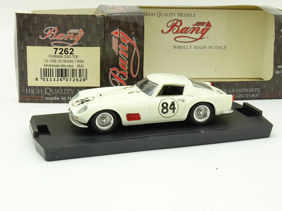 BANG 1/43 - FERRARI 250 TDF 12H REIMS 1958 N°84 - Immagine 1 di 1