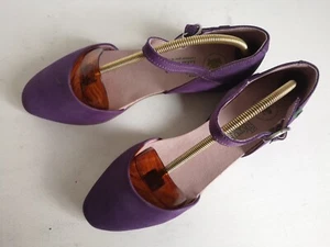 Damen offene Schuhe Sandalen El Naturalista Gr 40 lila violett Leder - Bild 1 von 11