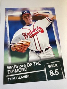 2020 Topps WARriors of the Diamond Jumbo 5x7 Tom Glavine Braves WOD30 03/49