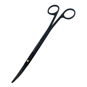 Tijeras de estiramiento facial Gorney-Freeman 7" curvas supercortadas negras alemanas de acero inoxidable CE - Imagen 1 de 1