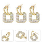  10 Pcs Earring DIY Charm Jewelry Accessories Full Diamond Earrings