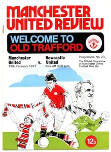 Manchester United v Newcastle United 1976-1977 Division One 19/02/1977 - Picture 1 of 1