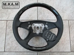 Mercedes Benz steering wheel W204 C-Class leather steering wheel original year 2008 piano paint - Picture 1 of 5