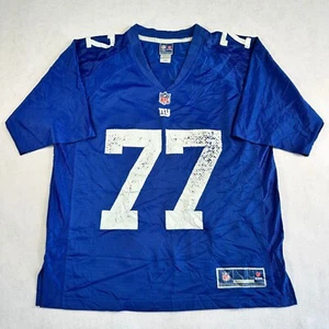 NFL Pro Line New York Giants Football NFL Jersey Men's L Boothe #77 Vintage Blue - Picture 1 of 7