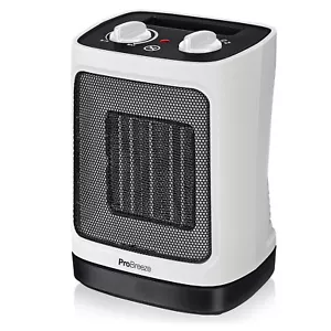 Pro Breeze® 2000W Mini Ceramic Fan Heater - Auto Oscillation & 2 Heat Settings - Picture 1 of 9