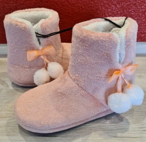 Kinder Hausschuhe Prinzessin in Rosa Hausstiefel kuschelig weich warm NEU OVP - Bild 1 von 7