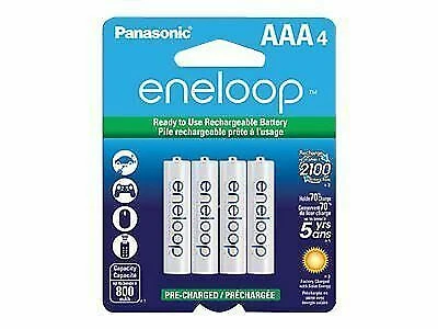Panasonic BK-4MCCA4BA Eneloop AAA Rechargeable Battery - 4 Pack